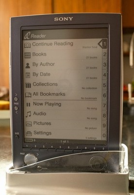 Sony PRS-500 Portable Reader System eBook Reader (Bundle w/Dock & Cables) Tested