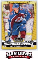 2024-25 O-Pee-Chee Platinum #288 Matt Stienburg Neon Yellow Surge