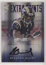 2013 Prestige Rookie Extra Points Purple Signatures /100 Stedman Bailey Auto 0q3