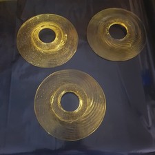 03 coppe ricambio Vetro Murano Lampadario Appliqué  Lume Cristallo Tirato '900