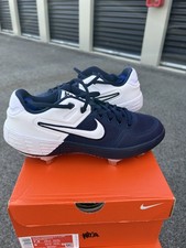 NEW Navy Nike Alpha Huarache ELT 2 Low Metal Cleats  Men 6 Womens 7.5