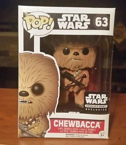 Funko POP! Star Wars The Force Awakens Chewbacca - Flocked #63 Vinyl Figure