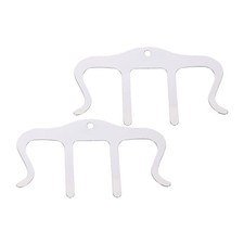 2 PCS Metal Music Book Clip Page Holder Fits Piano Keyboard Stands Silver