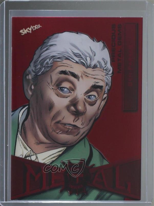 2022 Upper Deck Marvel Metal Universe Spider-Man PMG Red /100 Ben Parker #8 x3c