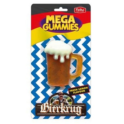 Felko Mega Gummies Bierkrug Fresh Lemon Flavour 120g