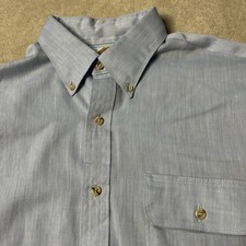 Vintage 70s Sears Perma Prest Shirt Mens Mens Medium 15.5 33 Roebuck