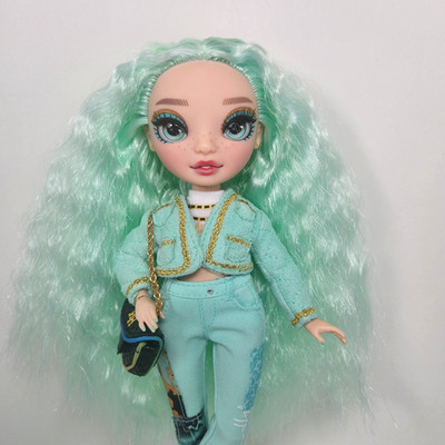 Rainbow High Daphne Minton Doll Series 3 /Clothes Shoes Purse/ Mint Green Gold