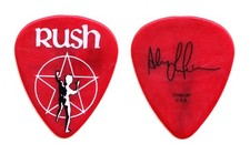 Rush Alex Lifeson Signature Starman Red Guitar Pick - 2010 Time Machine Tour