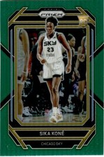 2023 Panini Prizm WNBA Green #120 Sika Koné Prizm RC Chicago Sky Rookie