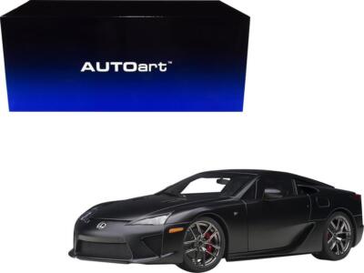 AUTOart - AUTOart 1/18 LEXUS LFA マットブラック Lexus LFA Matt Black 1/18 Model Car Autoart 78852