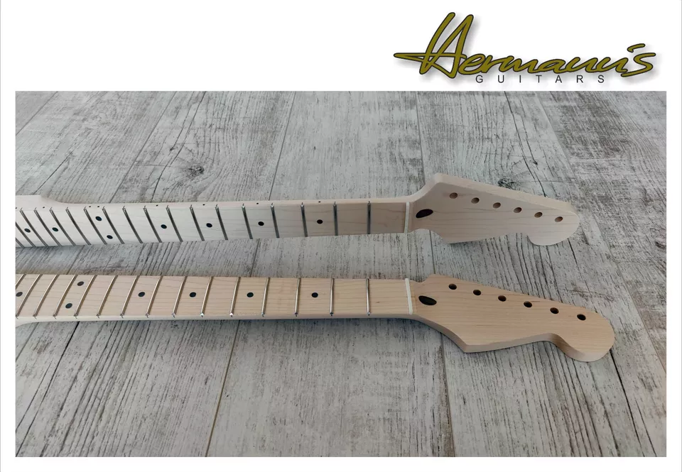 ST One Piece Canadian Maple Replacement Neck, Unfinished, 21 Frets - Bild 3 von 4