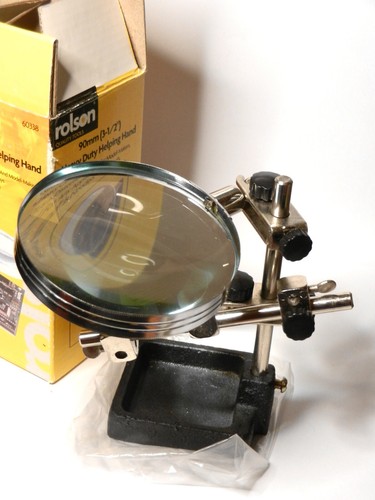 Rolson Tools Mano auxiliar de alta resistencia 90 mm para soldadura - Necesita clips de cocodrilo g2 - Imagen 12 de 13