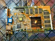 BULK ASUS AGP-V3800 NVIDIA TNT2 16M AGP VIDEO CARD VGA, COMP SVIDEO OUT MXB51