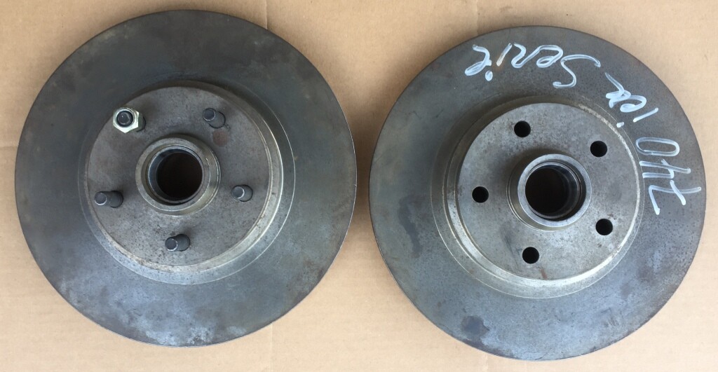 Disques moyeux Volvo 740 760 780 ref 270877 kit complet anti-vibration avant