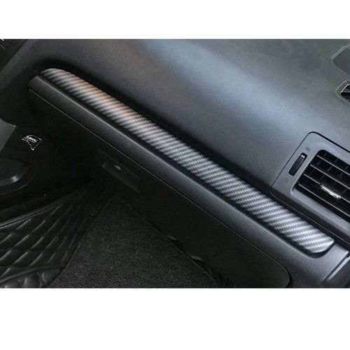 Matte ABS Carbon Fiber Pattern Dashboard Cover Trim For Subaru XV 2012-2017 - Picture 3 of 3