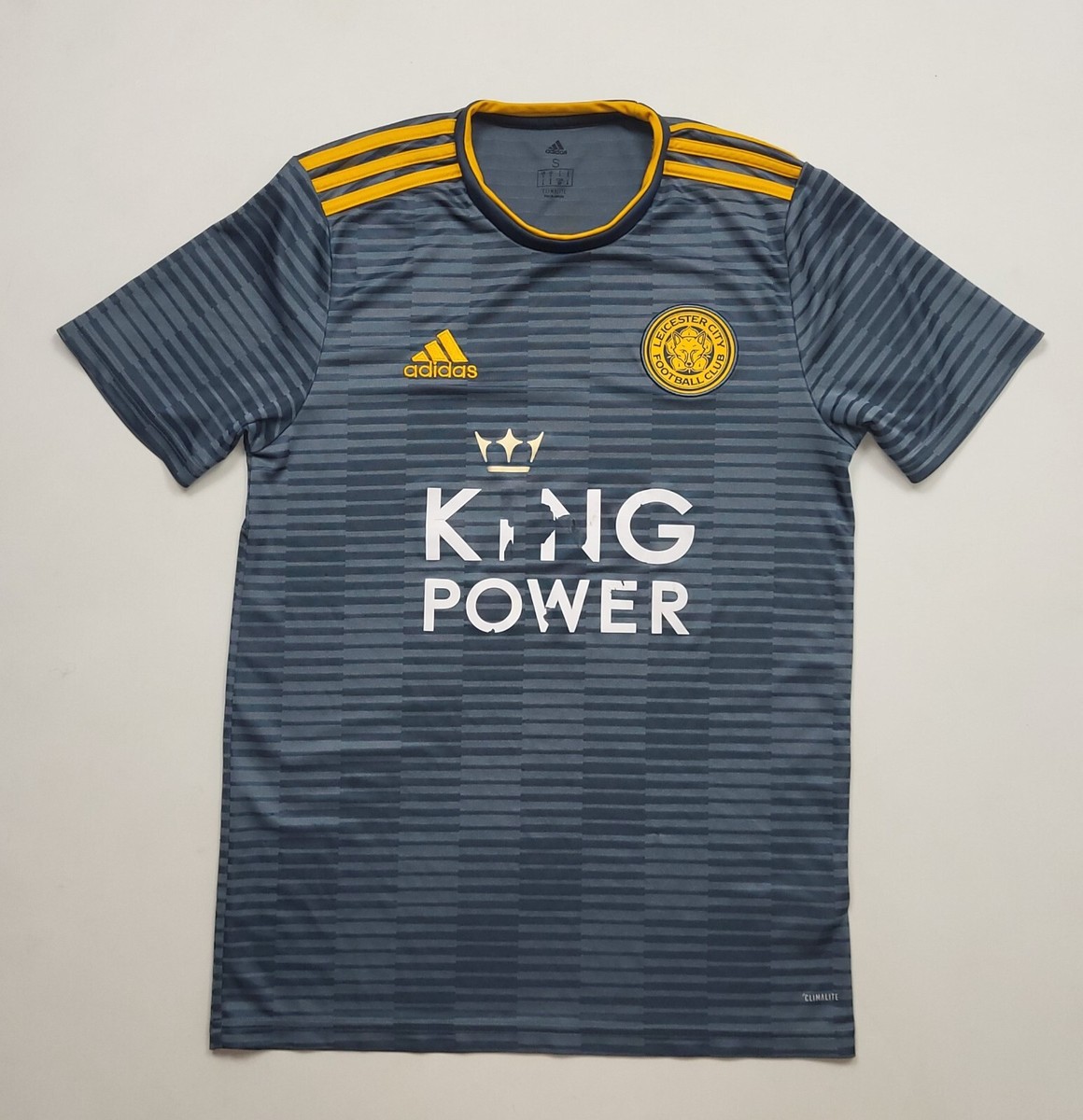 adidas Leicester City シャツ Lサイズ LEICESTER CITY jersey King Power shirt adidas 2018 gray