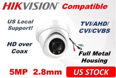 5MP Vandal Turret 4 in1  CCTV Outdoor Camera TVI AHD CVI 2.8mm