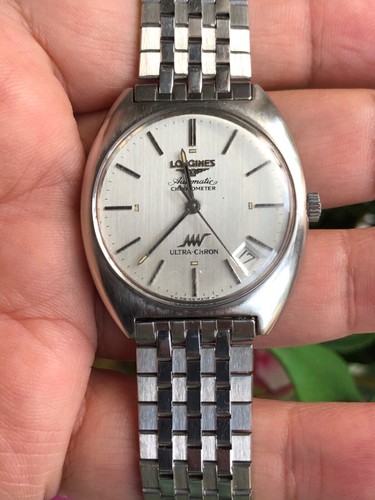 Longines 1972, ultra chron chronometer steel 34mm case  special brclt Slv Dl - Picture 6 of 10