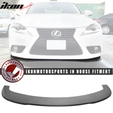 Fits 14-16 Lexus IS300 IS350 Base Front Bumper Lip Spoiler Splitter Unpainted PU