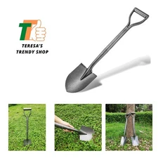 Shovel, All Metal Shovels for Digging, Heavy Duty Shovel with D-Handle and Ha...