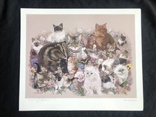 Jane Payne Hart Limited Edition print 'Cats '  651/1100