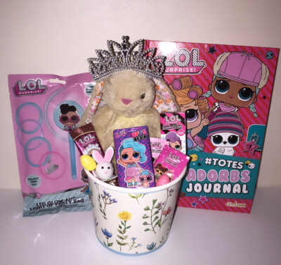 LOL surprise Easter Hamper Gift Egg Hunt Basket With Chcolates