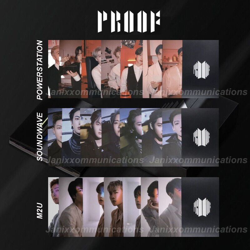 BTS PROOF Official Lucky Draw Photo card POWER STATION SOUNDWAVE M2U Photocard