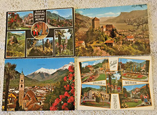 4x Ansichtskarten Meran Tirol 70er Jahre Postkarten  Konvolut  AK