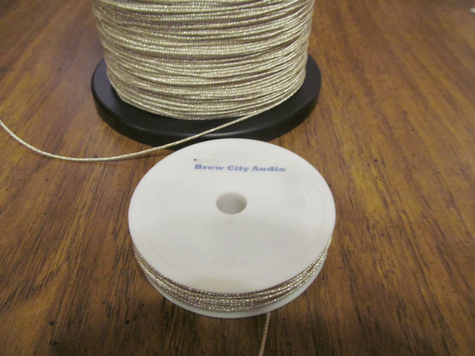 25 ft 1000w Braided Tinsel Lead Wire .044" Dia. speaker repair eBay