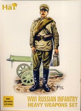 HAT 1:72 WWI RUSSIAN INFANTRY HEAVY WEAPONS SET KIT 8080