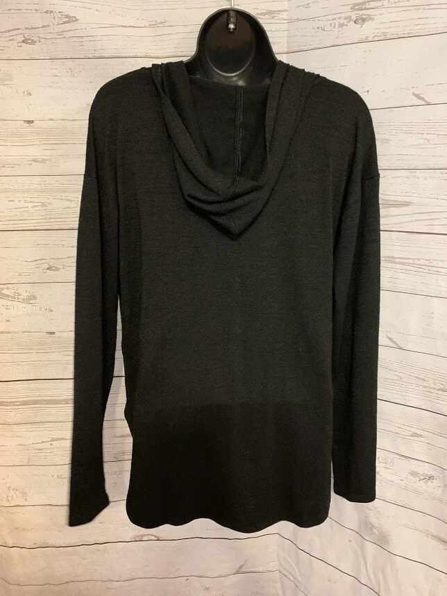 Pullover negro con capucha para mujer Banana Republic talla S pequeño Foto 2 de 4