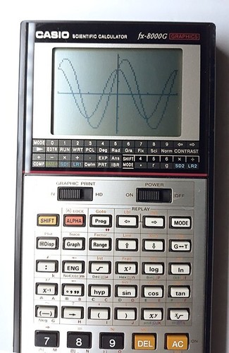 Vtg CASIO ▪️fx-8000G▪️ GRAPHICS CALCULATOR 🔸️ Japan 🔸️ WORKING - Picture 10 of 11
