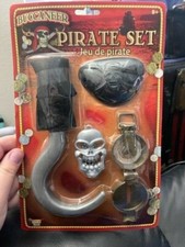 Forum Buccaneer Pirate Set 4 Piece Costume Accessories New!!!