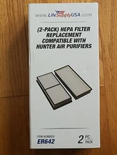 Life Air Purifier Replacement Filters 2 Pack ER642 HEPA Life Supply USA