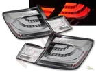 Chrome LED Tail Lights & Trunk Lid Lamps For Honda 13-15 Civic 4Dr Sedan
