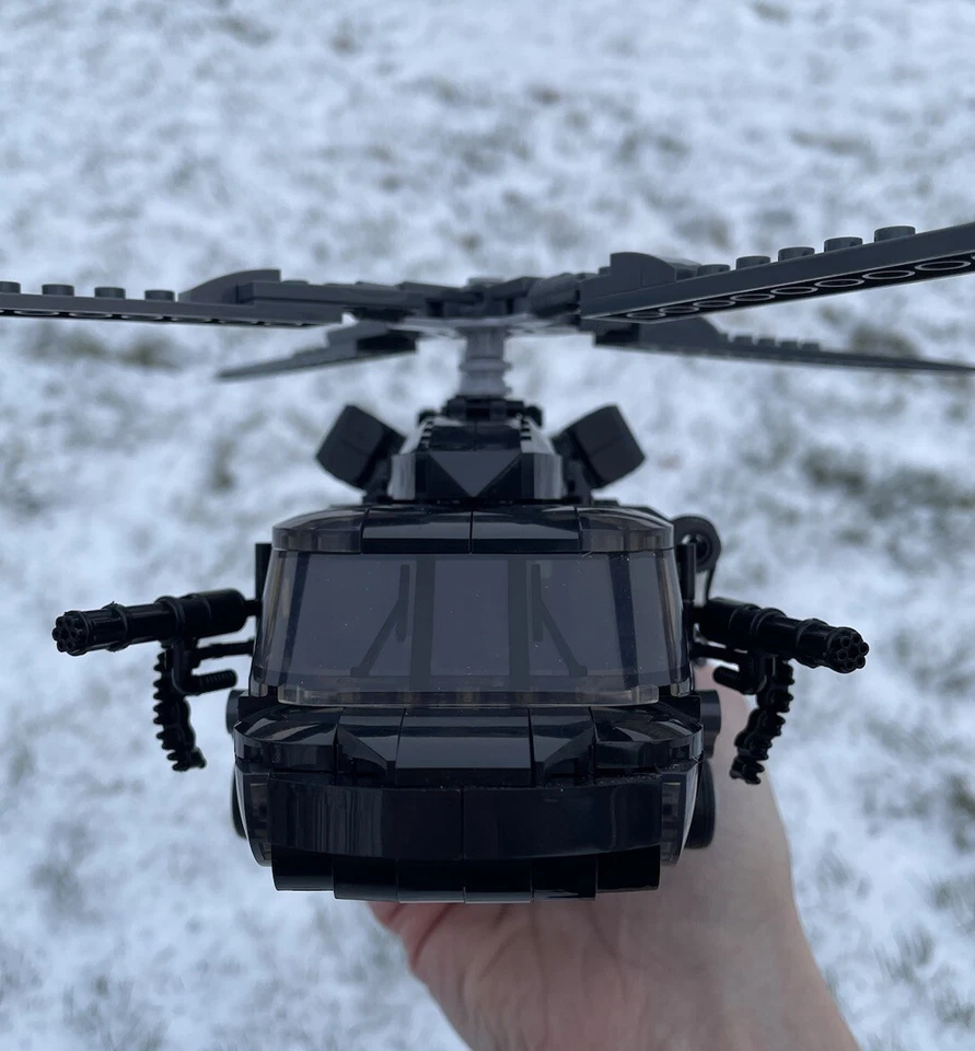 Black Hawk Helicopter UH-60 Building Blocks Military Model Bricks - Image 4 of 4