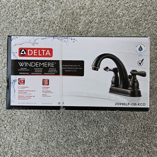 Delta Windemere 8" Bathroom Faucet Oil Rubbed Bronze New eBay
