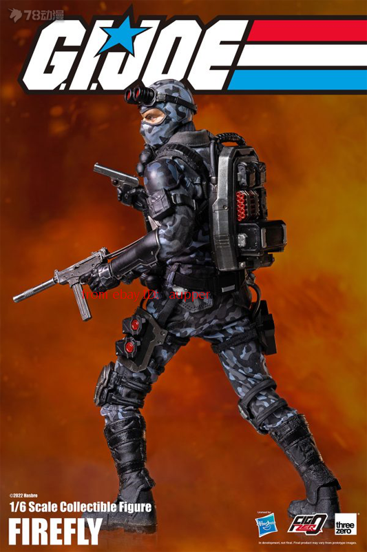 Threezero 1/6G.I.ジョー ファイヤーフライ未開封新品3Z0348 Threezero 3a Figzero Series G.I.Joe Firefly 1/6 Action Figure New