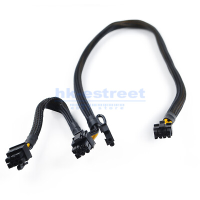 Mini 8pin to 6+8pin GPU PCI-E Video Card Power Adapter Cable for HP ML350 G10 