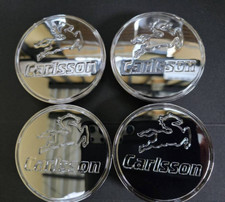 Genuine Carlsson Wheel Center Cap Set Of 4 Silver Chrome 72mm Used Excellent Genuine Carlsson Wheel Center Cap Set Of 4 Silver Chrome 72mm Used Excellent