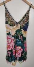 Farm Rio Women's Sz. P/0-2 Floral Mini Spaghetti Strap Dress