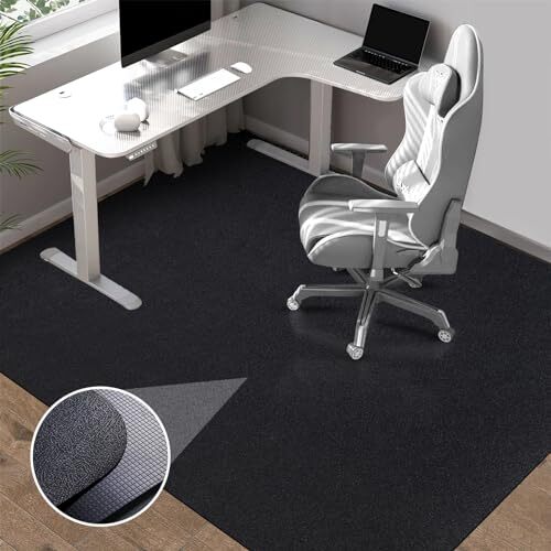 Office Chair Mat for Hardwood Floor: Extra Large Office Chair 63