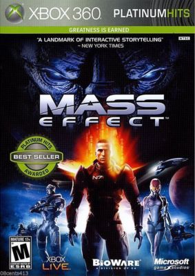 Mass Effect -- Platinum Hits (Microsoft Xbox 360, 2009) 2-Disc Game & Manual!