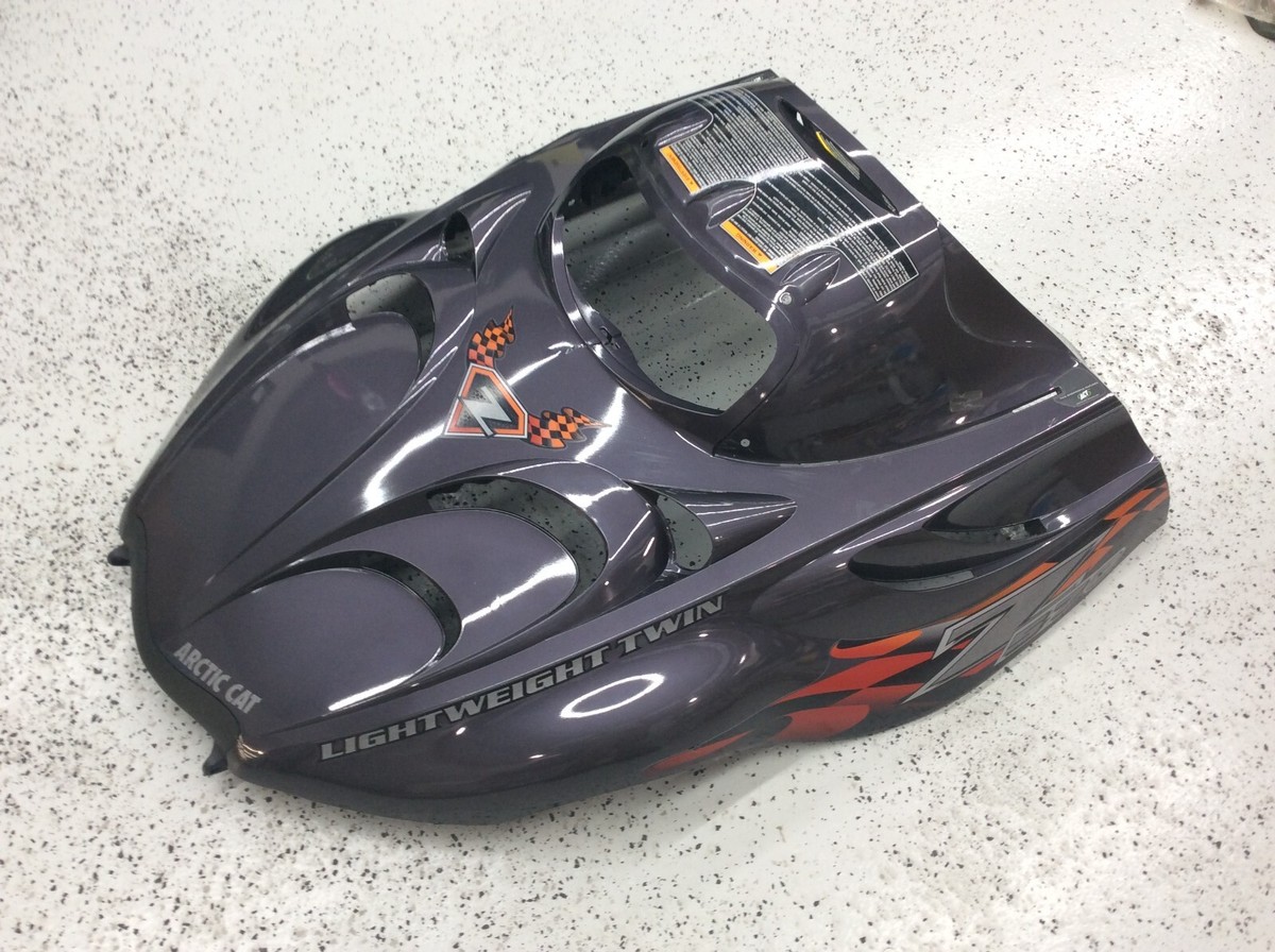 NOS Arctic Cat Shroud Hood Shroud Grey 2002 Z 570 SS OEM 1718-101