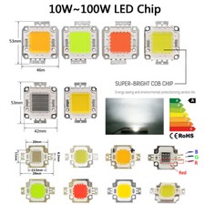 10w 100w 50w LED chip bulb rgb cob high power flood light 12v 32v 36v 30w 20w