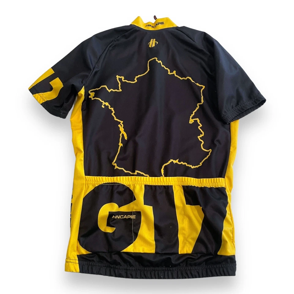 Camiseta de ciclismo George Hincapie Sportswear G17 Francia amarilla/negra para hombre mediana Foto 2 de 4