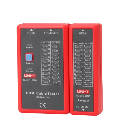 UNI-T UT681HDMI Cable Tester Network Line Tester LED Display HDMI/MINI-HDMI Scan