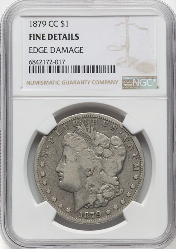 1879 CC Morgan Dollar - NGC Fine Details - Honest Wear