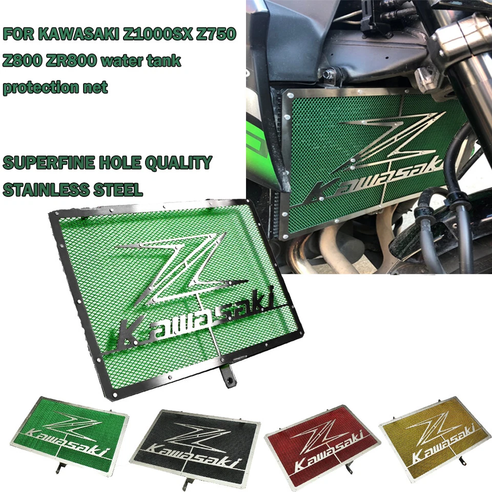 Aluminum Radiator Grill Guard Cover Protector For Kawasaki Z750/800 Z800 Z1000 - Image 2 of 4