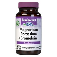 Bluebonnet Magnesio Potassio e Bromelina 120 Capsule Veg